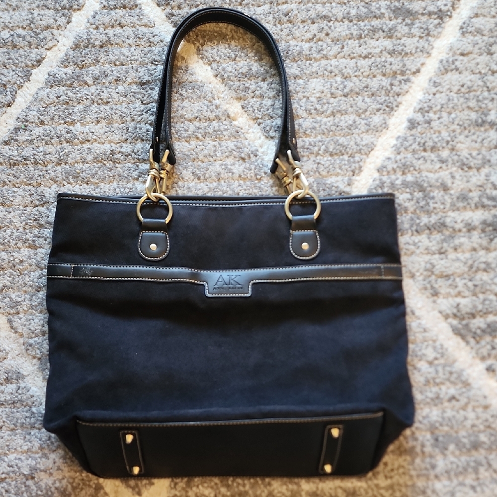 Anne Klein Black Tote Bag